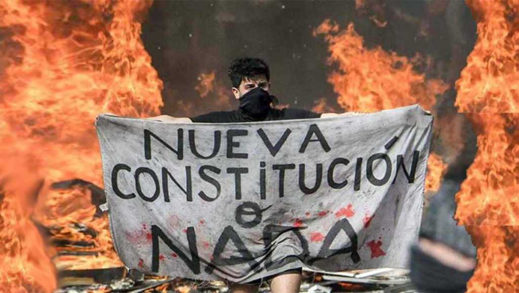 Exigen en Chile nueva Constitución y no solo cambios a la&nbsp;actual