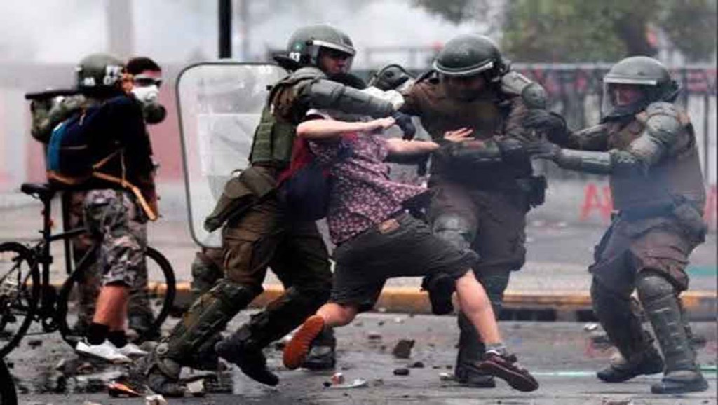 Aumentan cifras de heridos y detenidos en Chile durante&nbsp;protestas