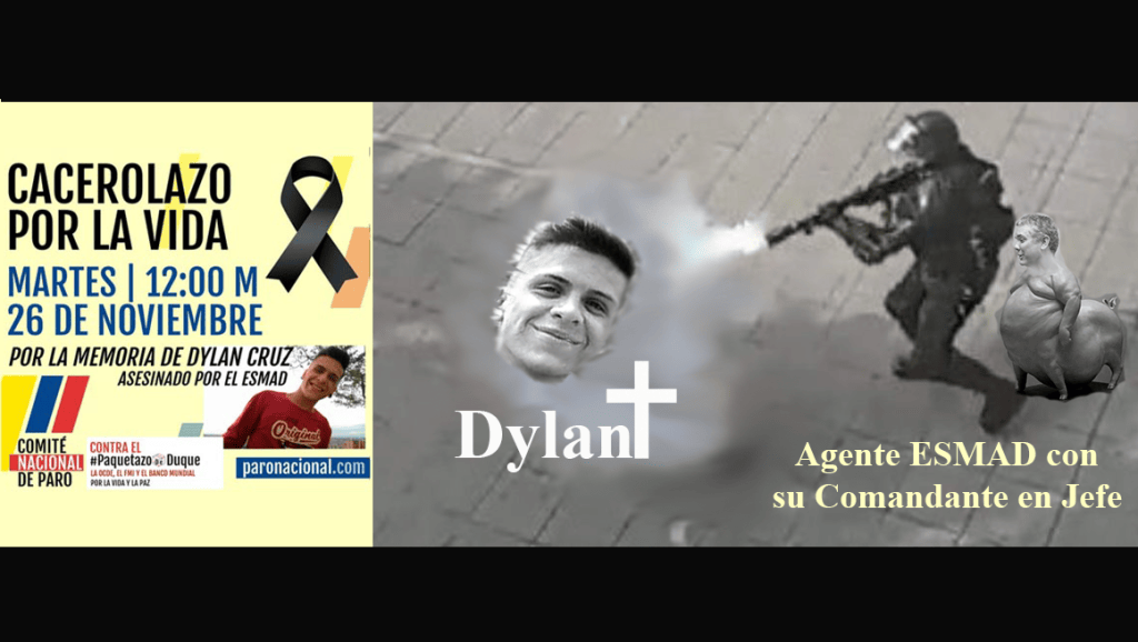 Dylan no murió a Dilan lo mataron. Exigimos respeto por la vida de todos los&nbsp;ciudadanos