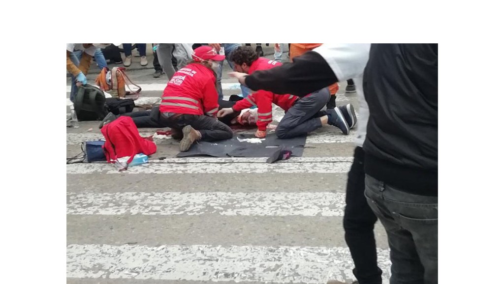 Esmad hiere en la cabeza a joven con granada de&nbsp;gas