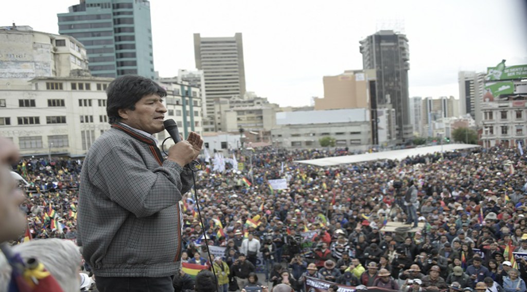 Multitudinarias marchas en Bolivia respaldan a Evo Morales tras alerta de Golpe de&nbsp;Estado