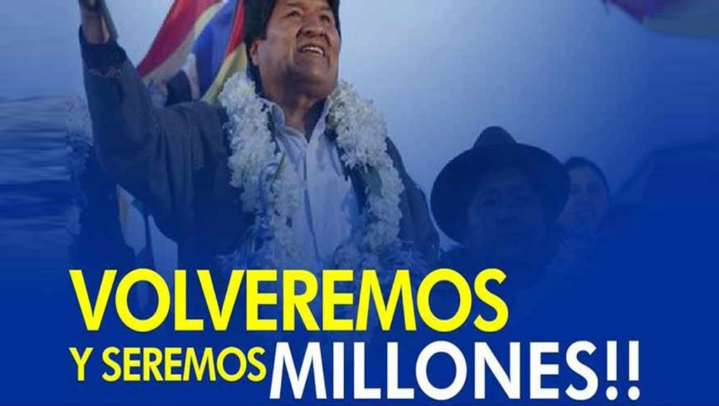 Evo Morales agradece solidaridad y denuncia&nbsp;conspiración