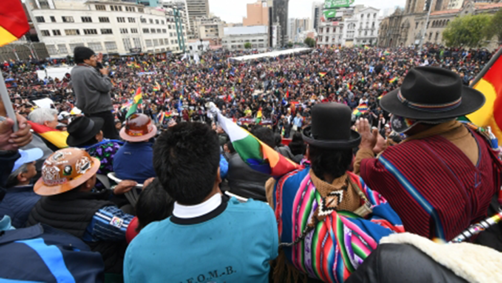 Evo Morales: Ante el racismo y violencia el pueblo pide paz con tolerancia y&nbsp;respeto