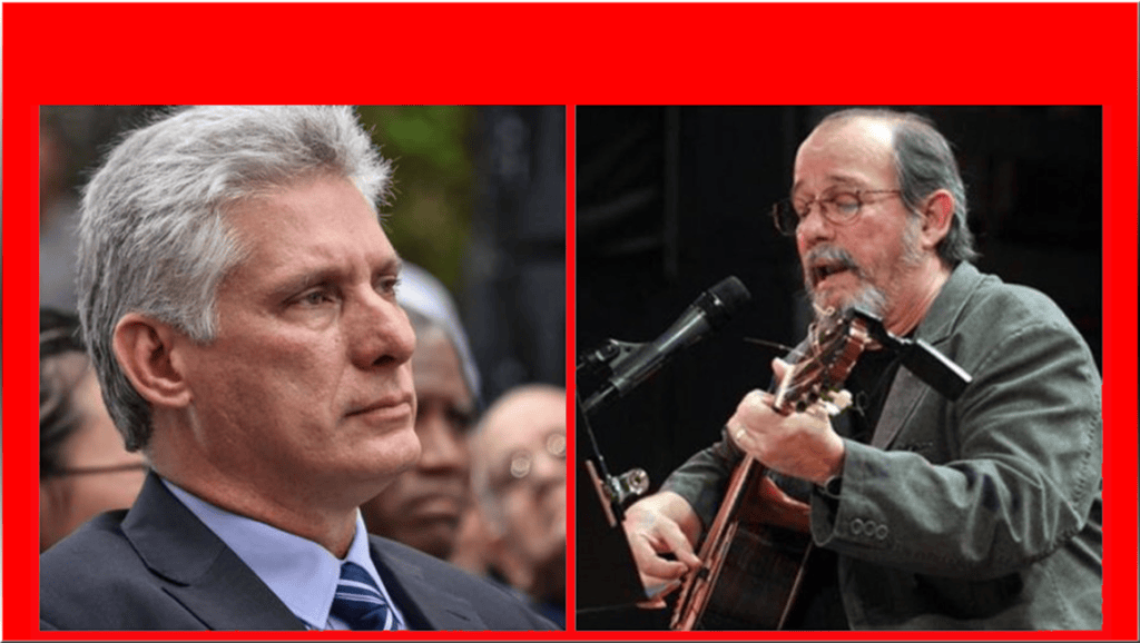 Presidente de Cuba felicita a cantautor Silvio Rodríguez en&nbsp;Twitter