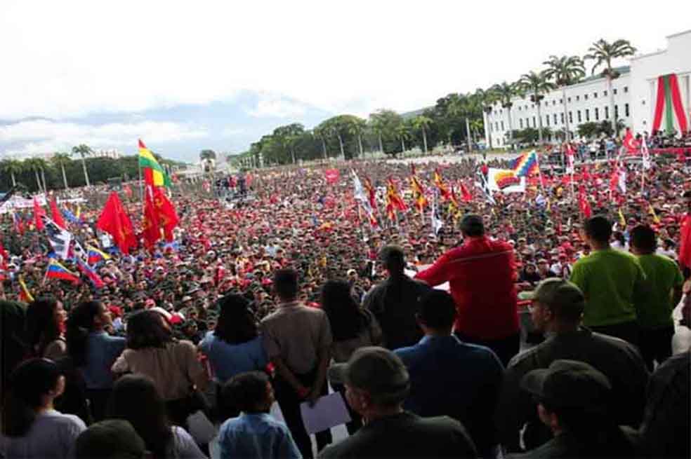 Universitarios de Venezuela respaldan logros de la&nbsp;Revolución