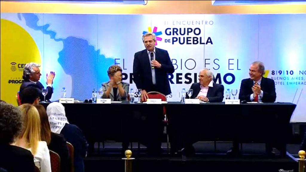 Con mensaje de Lula, abre encuentro de Grupo de Puebla en&nbsp;Argentina