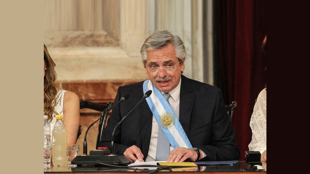 Discurso de Alberto Fernández como&nbsp;presidente