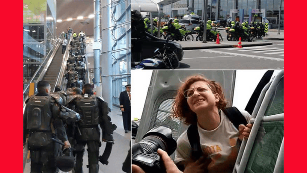 Denuncian detenciones arbitrarias en la capital de&nbsp;Colombia