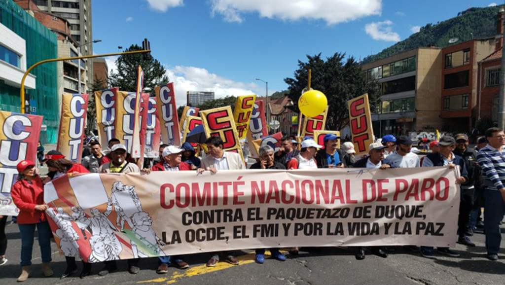 Comité de Paro en Colombia impulsa más acciones de&nbsp;protesta