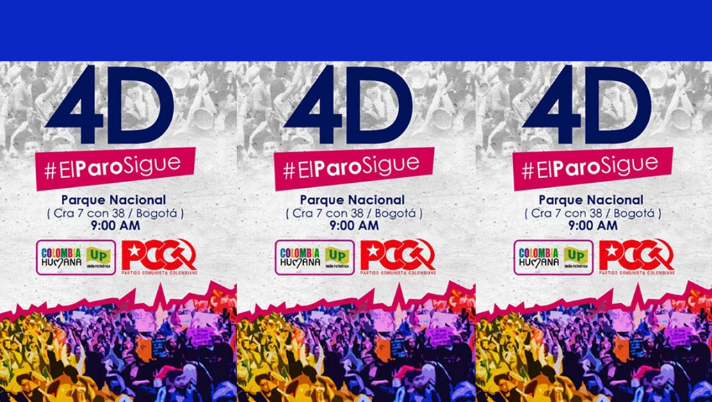 El Paro sigue: con unidad y solidaridad ¡Hoy 4 de diciembre Todos a la&nbsp;calle!