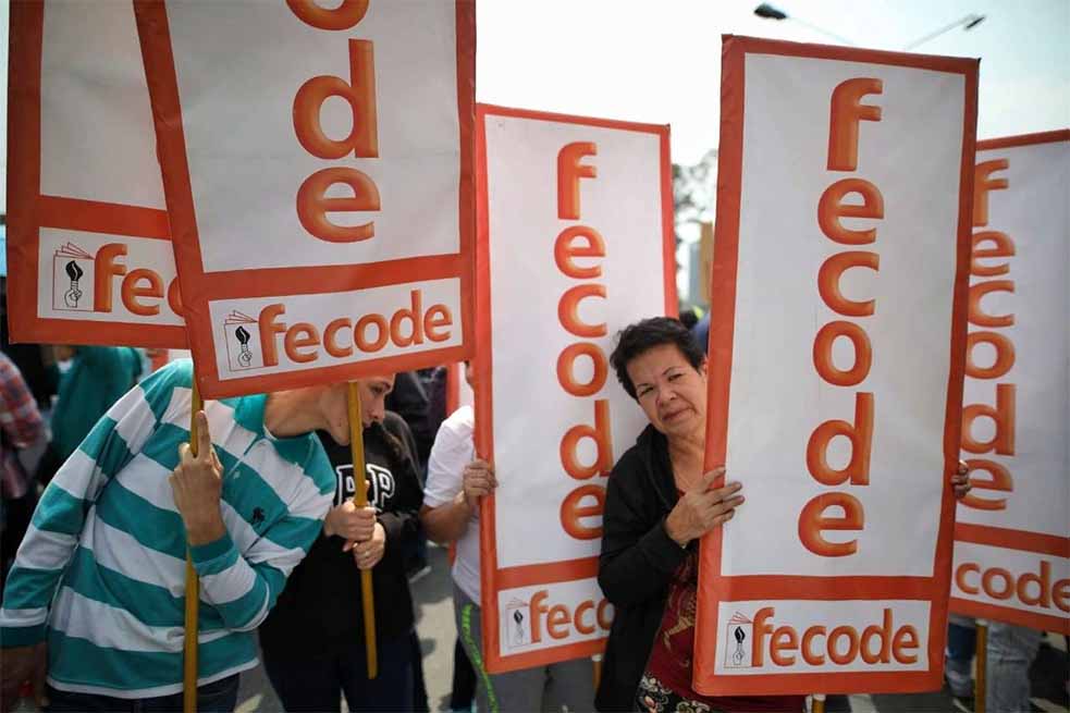 SOLIDARIDAD CON FECODE Y EL MAGISTERIO&nbsp;COLOMBIANO