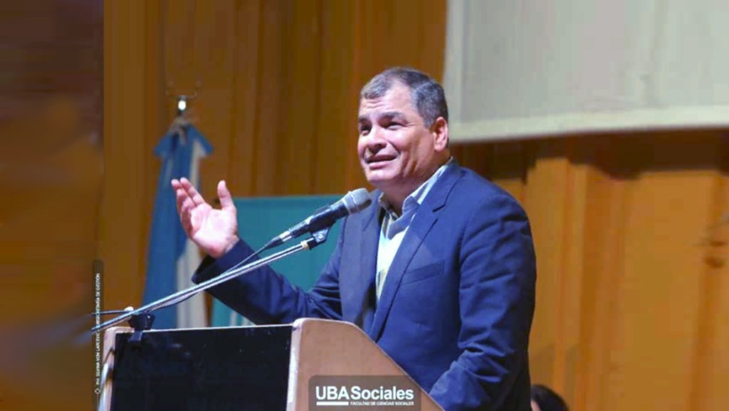 Rafael Correa confía en que Alberto Fernández levantará a&nbsp;Argentina