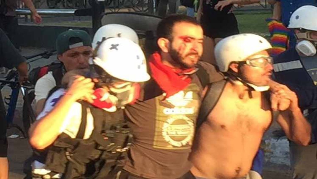 Más de tres mil 600 heridos en Chile en tres meses de&nbsp;protestas