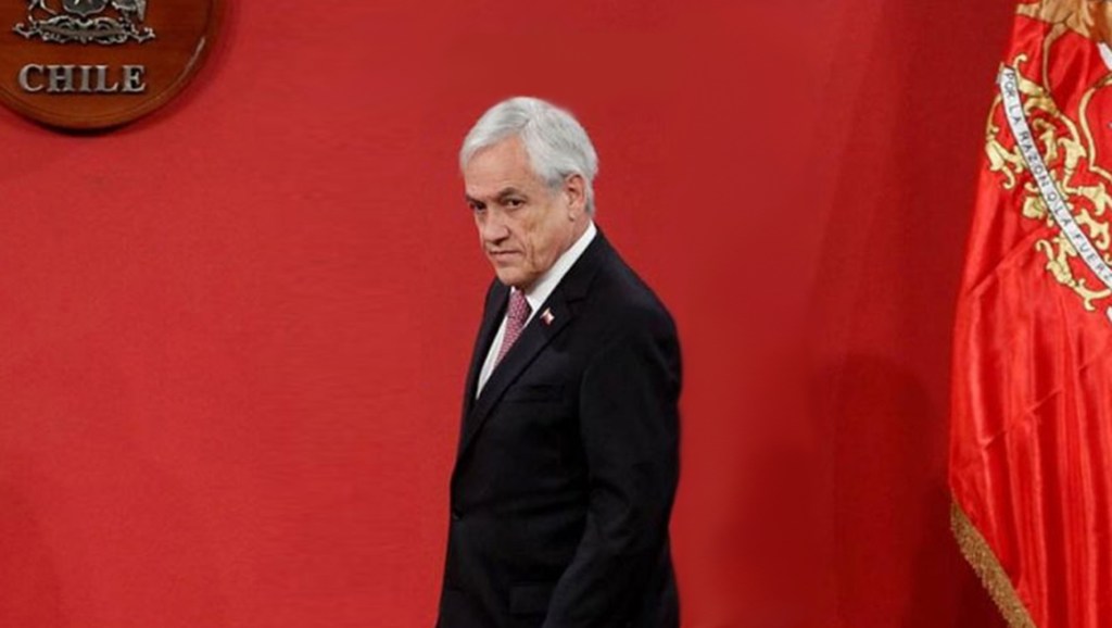 Presidente de Chile, Sebastián Piñera, en su peor&nbsp;momento