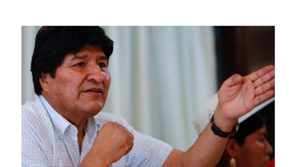 Evo Morales agradeció respaldo internacional ante acciones&nbsp;golpistas