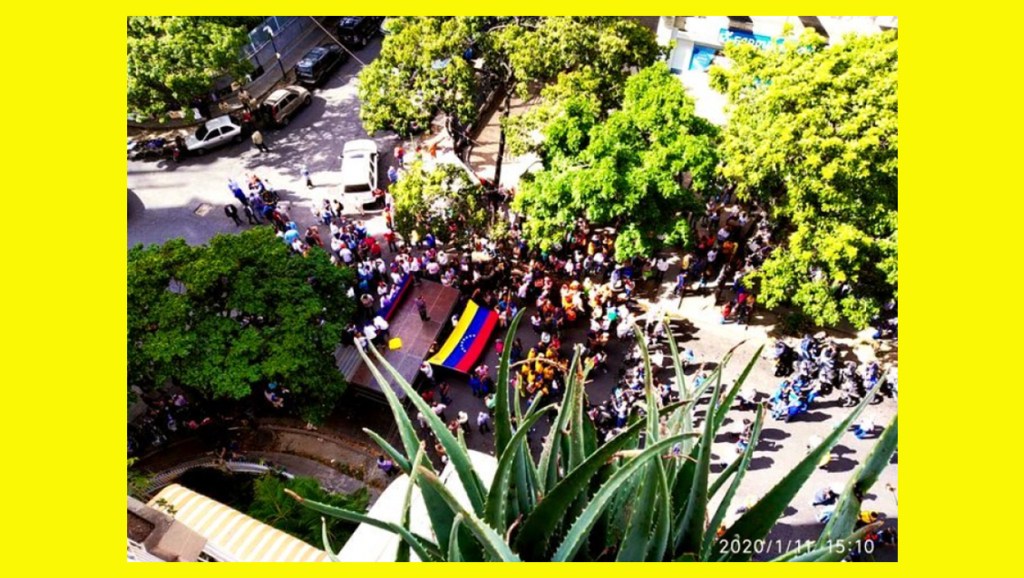 Esta foto expresa la mermada capacidad de convocatoria de&nbsp;Guaidó
