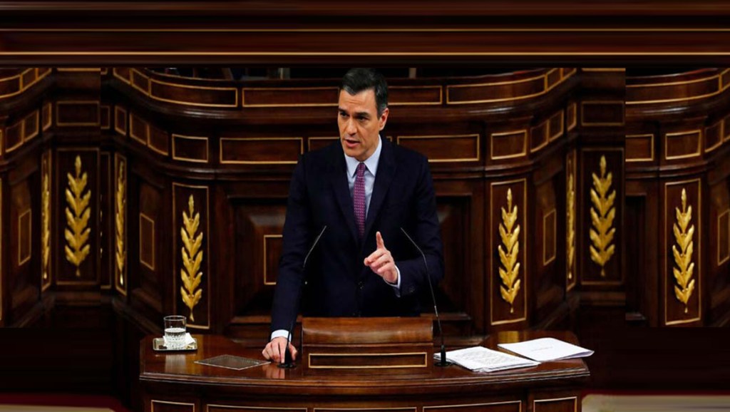 Sánchez defiende diálogo en Cataluña en discurso de&nbsp;investidura