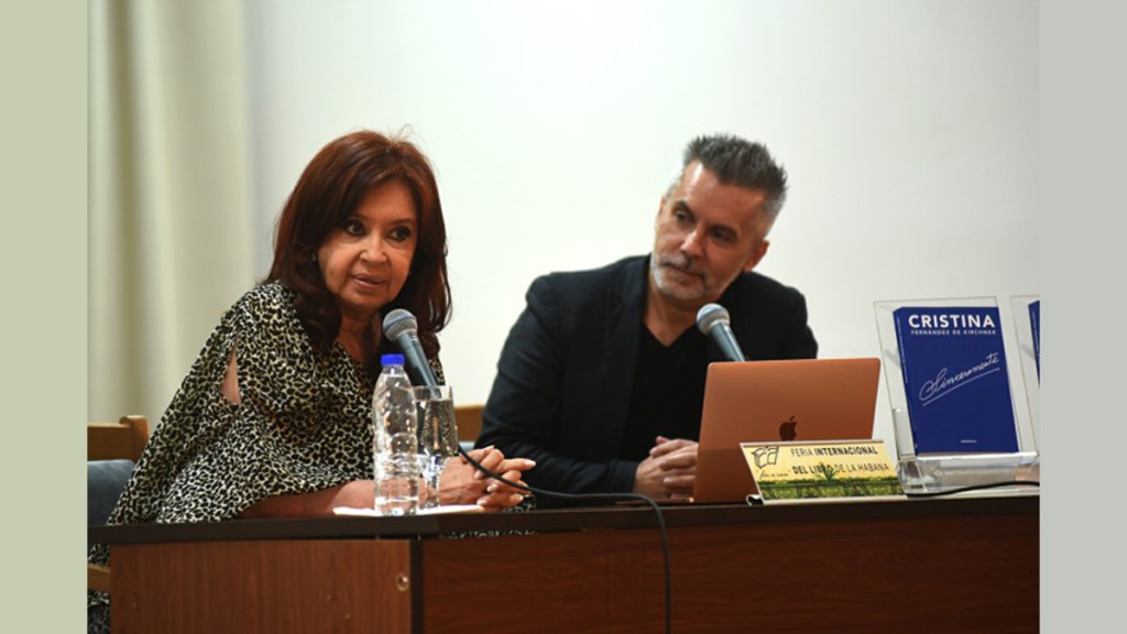 Cristina Fernández presentó Sinceramente en Feria del Libro en&nbsp;Cuba