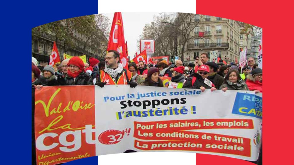 Nueva jornada de protestas en Francia contra reforma de&nbsp;pensiones
