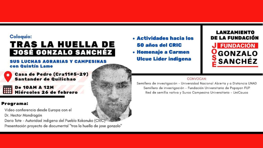 Con coloquio en el CAUCA buscan rescatar el aporte de líderes&nbsp;indígenas