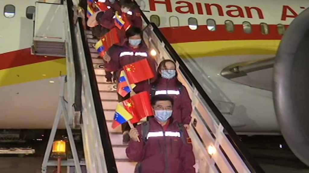 Primera misión médica de China en América Latina y el Caribe llega a Venezuela para fortalecer lucha contra el&nbsp;Covid-19