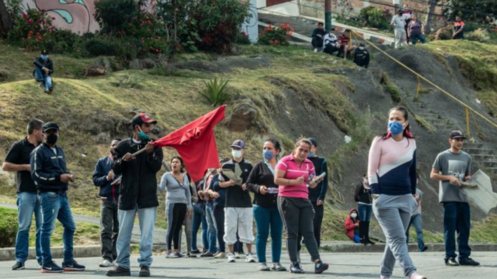 El hambre, detrás de las protestas en&nbsp;Bogotá