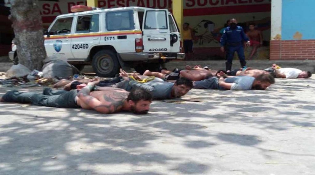 Capturados otros 8 mercenarios en pueblo de la costa&nbsp;venezolana