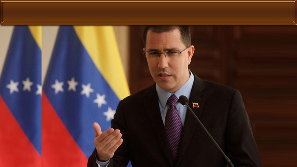 Trump imita a Kennedy al negar invasión a Venezuela, afirmó&nbsp;Arreaza