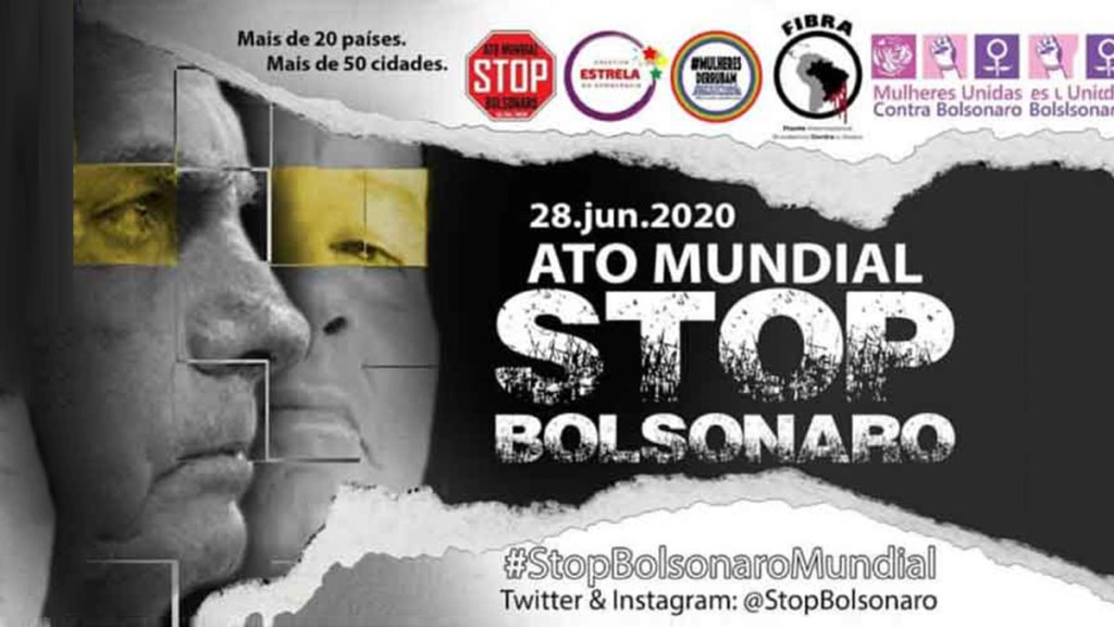 Movilización contra Bolsonaro este domingo en veintena de&nbsp;países