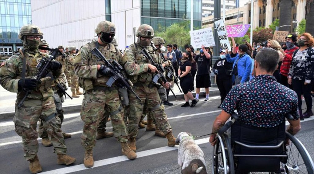 CAOS SOCIAL Y RACIAL EN EE.UU. | Joe Biden denuncia a Trump por usar al Ejército contra manifestantes&nbsp;estadounidenses