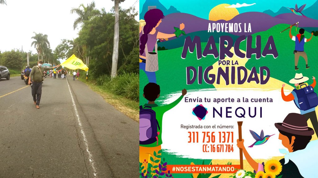 Llamado a la solidaridad con la Marcha por la Dignidad del Cauca a&nbsp;Bogotá.