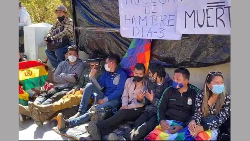 Juventudes del MAS llaman a respaldar huelga de hambre en&nbsp;Bolivia