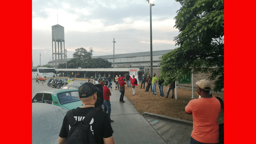 En Yumbo, Valle del Cauca, trabajadores realizan jornada contra el terrorismo del Estado&nbsp;colombiano