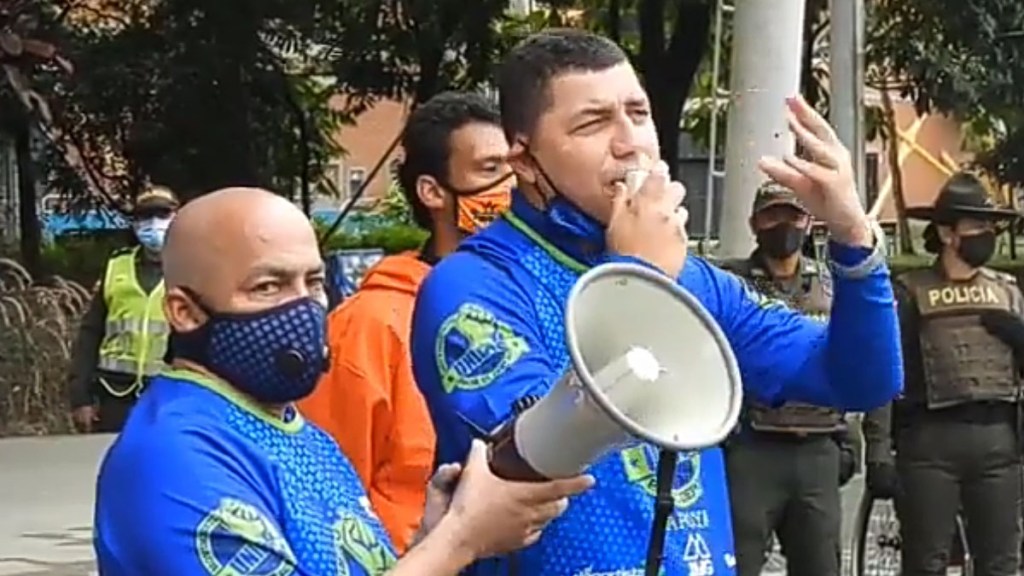 En Medellín, marchan líderes deportivos para denunciar abandono&nbsp;estatal