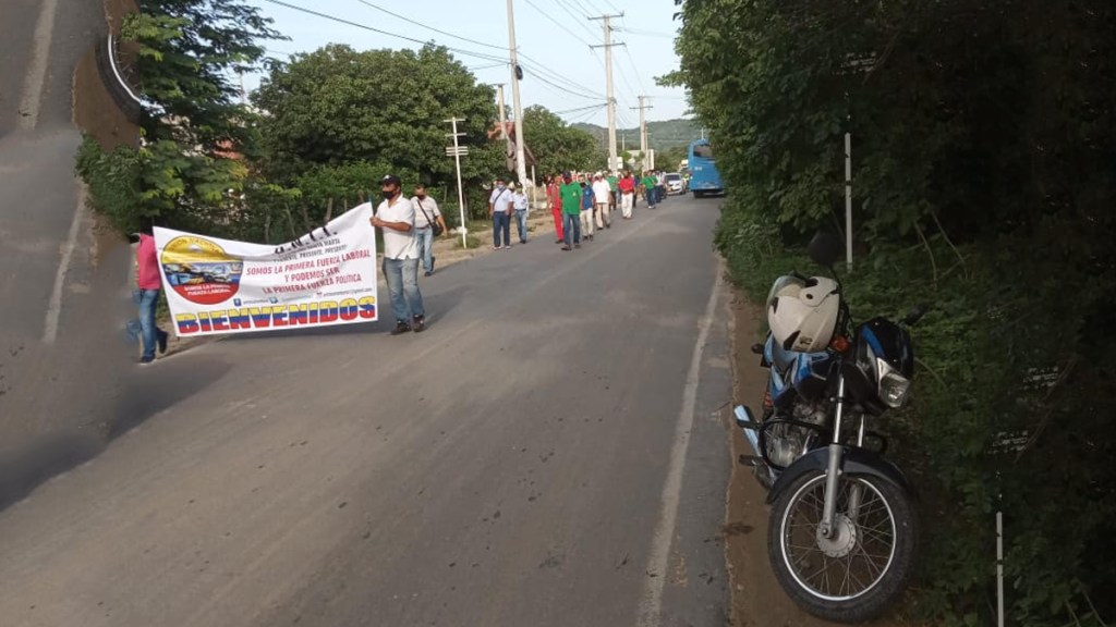 Solidaridad con trabajadores deltransporte urbano de Santa&nbsp;Marta