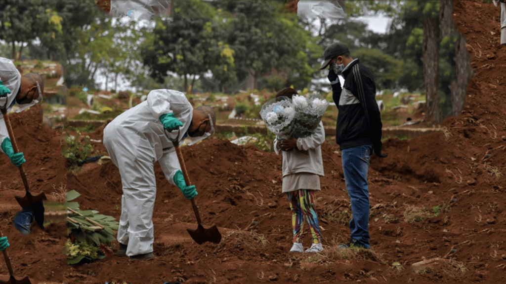 Cerca de 190 mil pérdidas humanas por Covid-19 en&nbsp;Brasil