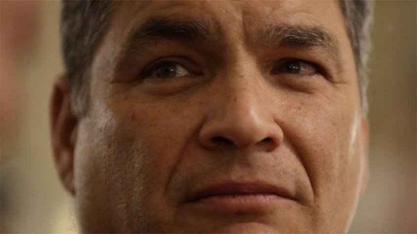 Rafael Correa: «Si yo hubiera estado en Ecuador, solo con ese hecho, le aseguro que ganábamos las&nbsp;elecciones»