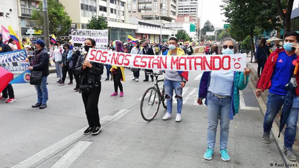 EL GOBIERNO DE URIBE-DUQUE SATANIZA LA&nbsp;PROTESTA