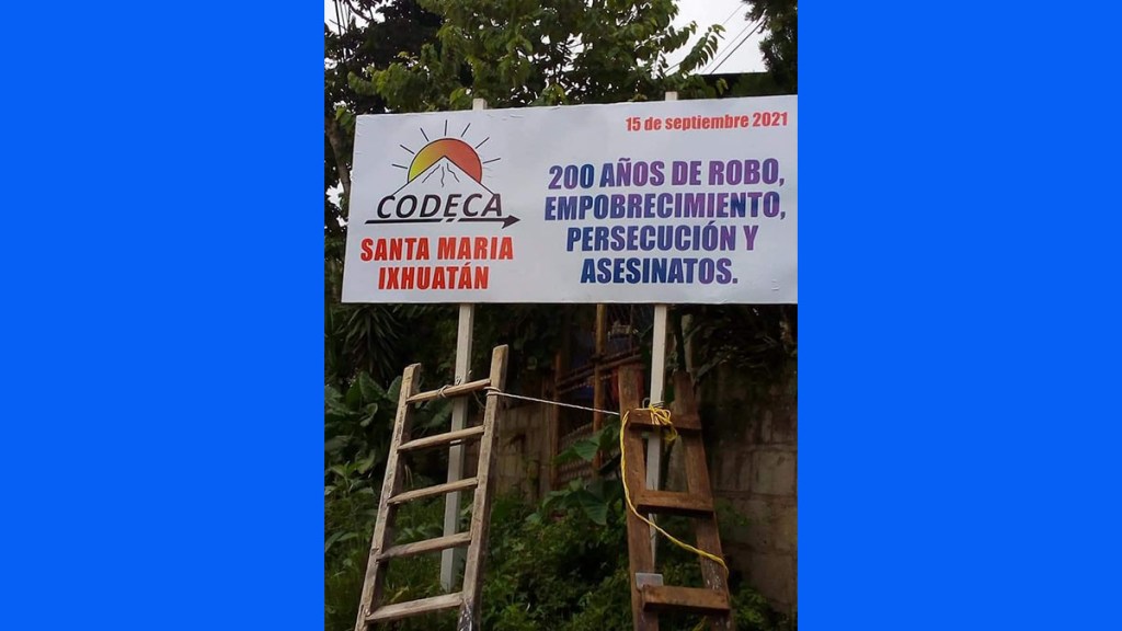 Guatemala bicentenaria. Los pueblos denuncian: “200 años de robo, saqueo y&nbsp;asesinatos”