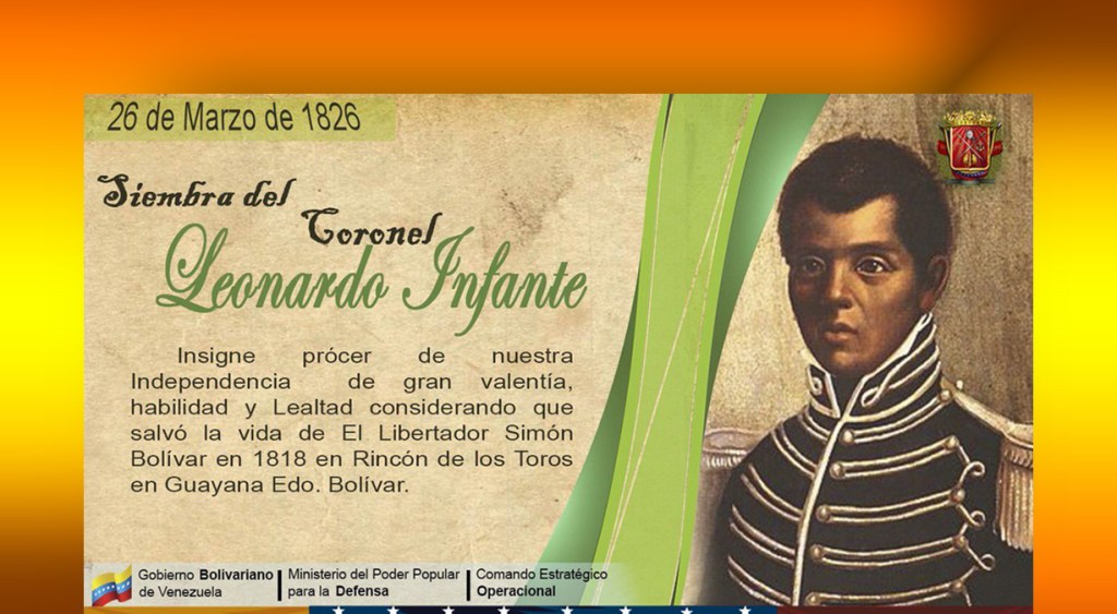 De los llanos de Venezuela a la altiplanicie cundiboyacense, cabalga nuestro héroe, Leonardo&nbsp;Infante