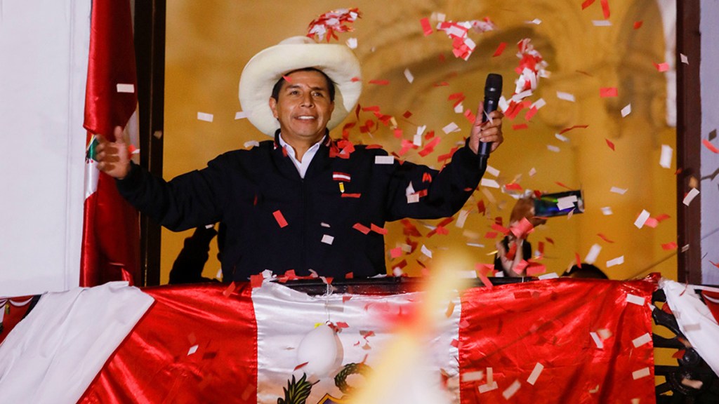 Pedro Castillo se declara ganador adelantándose al resultado&nbsp;oficial