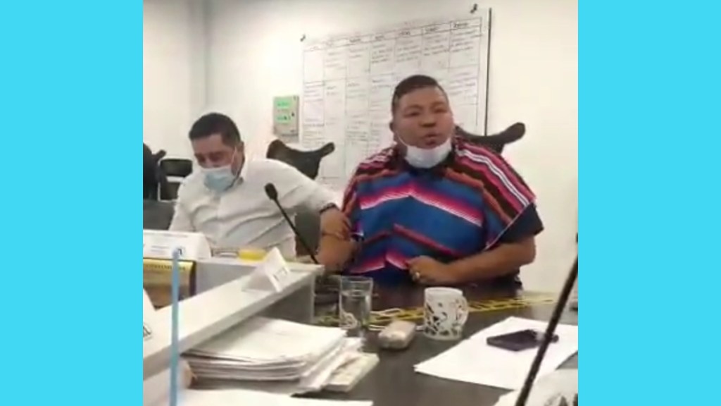 Bochornosa agresion del Edil Jhon Zambrano (Partido de la U) en sesión de la JAL de Ciudad&nbsp;Bolívar