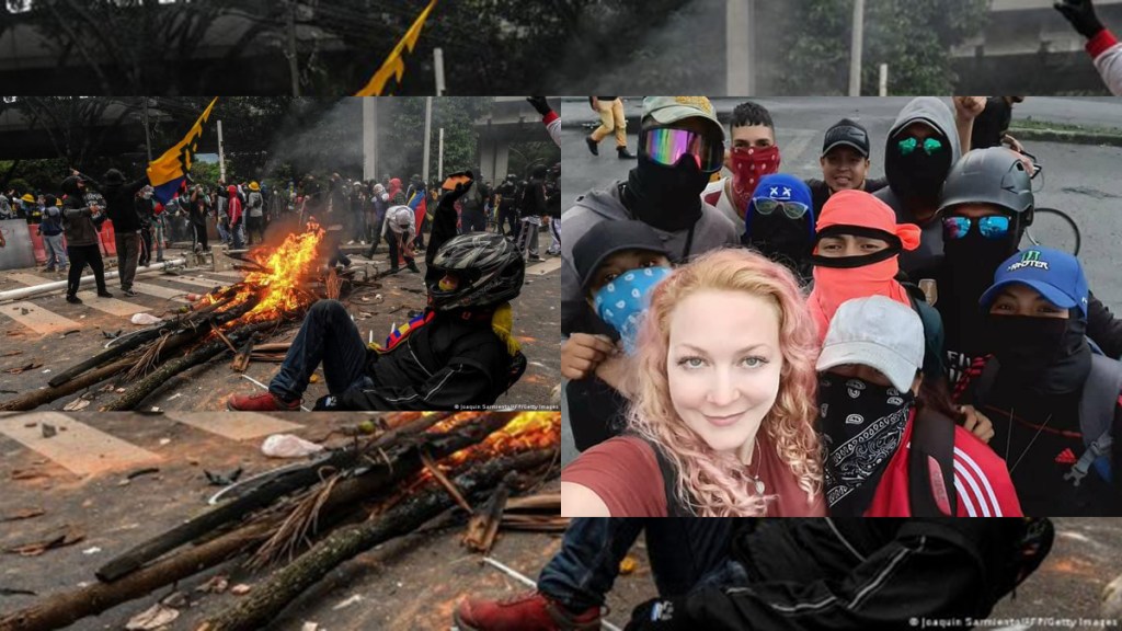 Expulsada alemana que apoyó el Paro&nbsp;Nacional