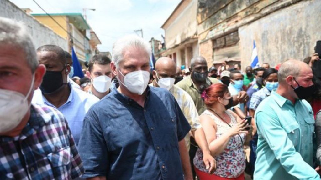 Cuba. Urgente: Frente a una serie de sucesos de provocación ocurridos este domingo, Díaz-Canel al pueblo: “La orden de combate está dada, a la calle los revolucionarios”