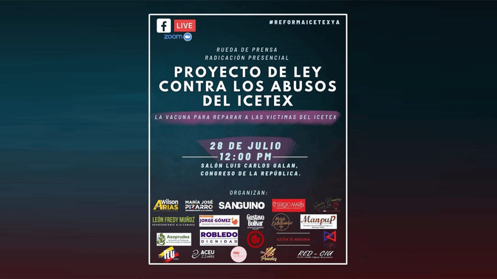 Radican en el Congreso proyecto de ley contra los abusos del&nbsp;ICETEX