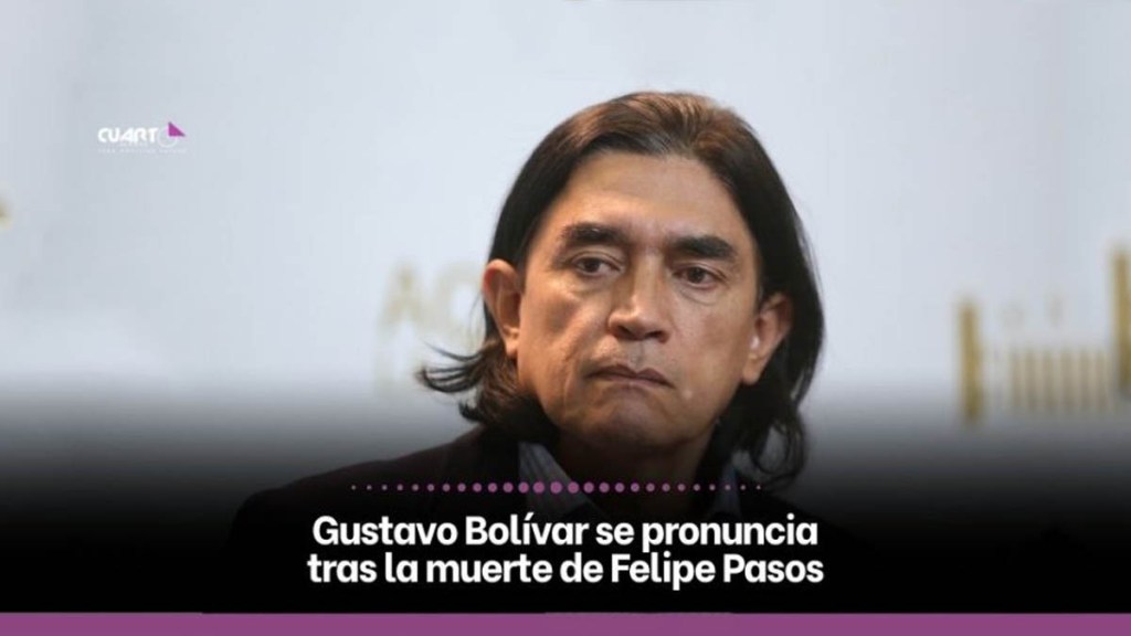 Gustavo Bolívar se pronuncia tras la muerte de Felipe&nbsp;Pasos