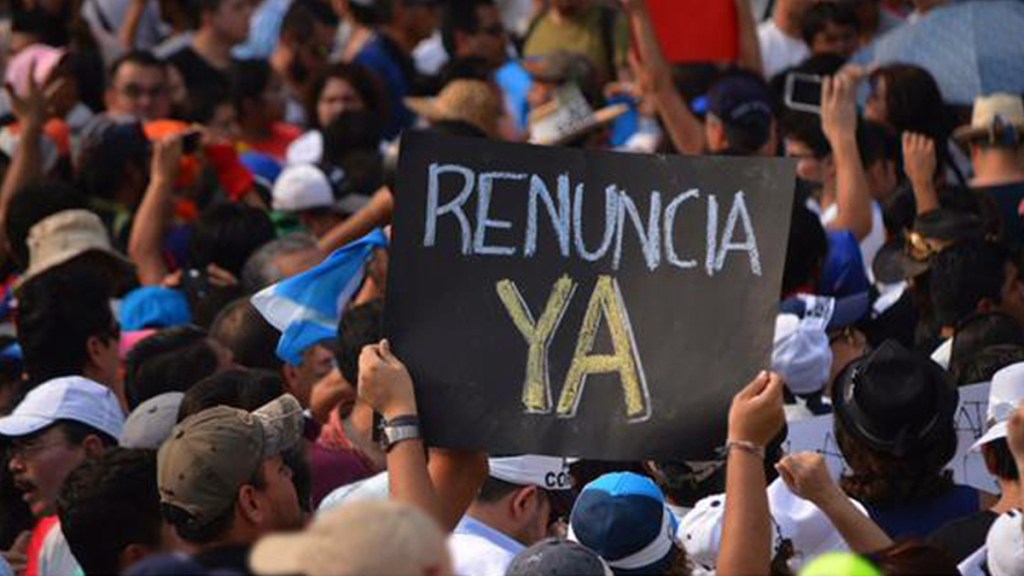 Guatemala: “Renuncia ya” y la remozada táctica&nbsp;norteamericana