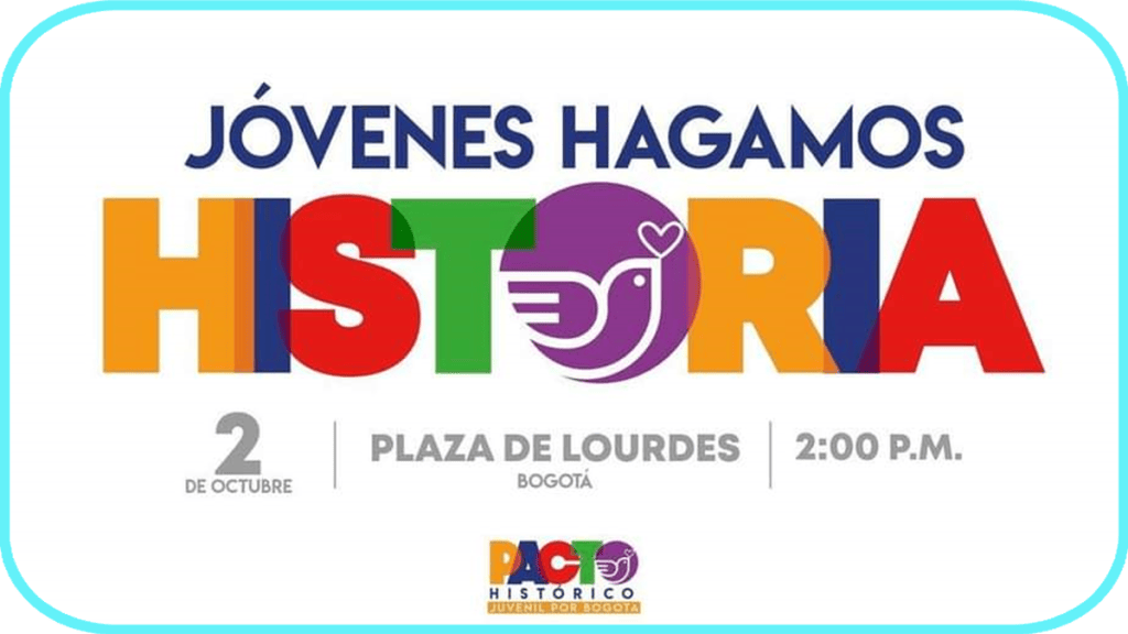 Pacto Historico y Gustavo Petro convocan a los jóvenes a llenar las plazas el 2 de&nbsp;octubre