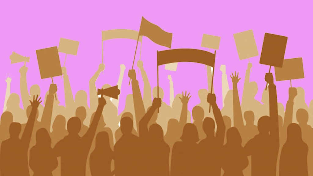 En las sociedades modernas la lucha de los pueblos ha sido contra el para&nbsp;estado