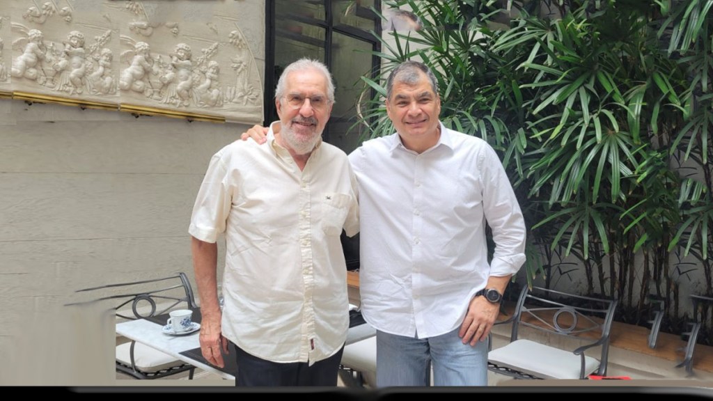 Encuentro con el ex presidente Rafael&nbsp;Correa